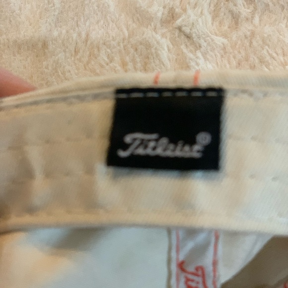 Titleist Orange White Cotton Adjustable Cap - Picture 4 of 6
